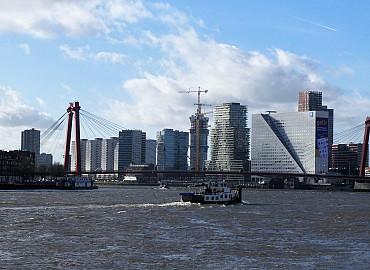 Moderne architectuur en de havens van Rotterdam