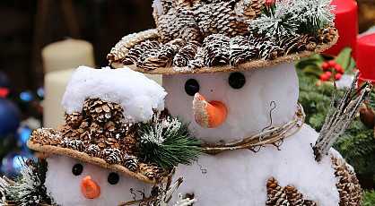 Middagje kerstshoppen in een tuincentrum