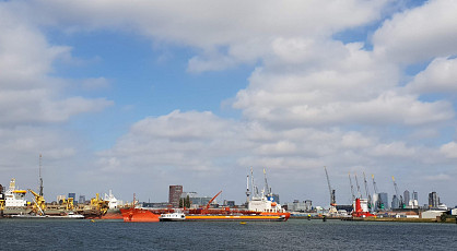Architectuur en havens in Rotterdam