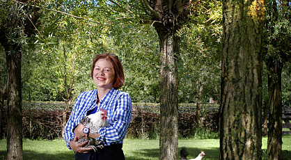 De kip &  het ei bij de Aalshof