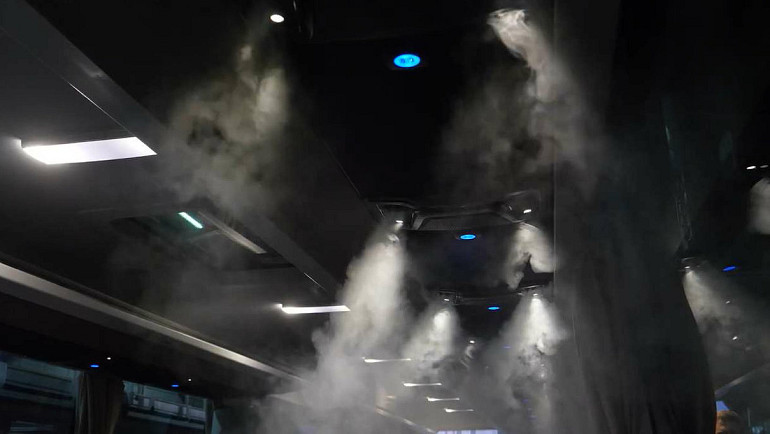 Luchtcirculatie aan boord van touringcar